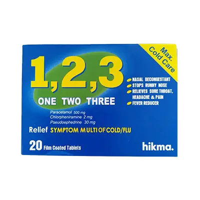 وان تو ثري 20 قرص . ONE TWO THREE 20TAB