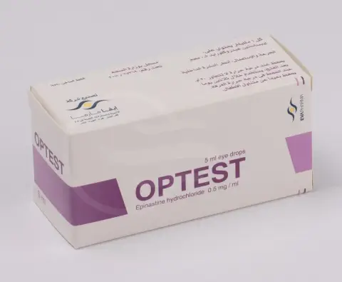 اوبتست 0.05% قطره عين 5ملى . optest 0.052%eye drop5ML