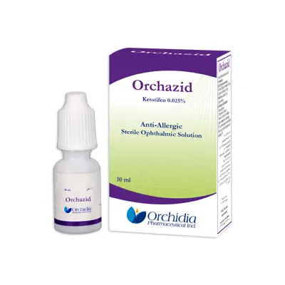 اوركازيد 0.025 قطرة للعين 10مل . ORCHAZID 10ML EYE DROPs