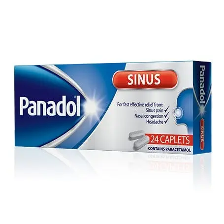 بانادول ساينس 24قرص . PANADOL SINUS 24 CAPLETS