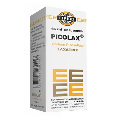 بيكولاكس 15مل ملين نقط بالفم . PICOLAX 15ML DROPS  LAXATIVE