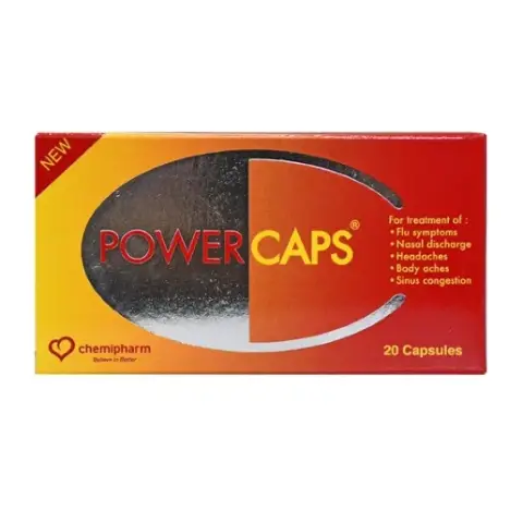 باور كابس 20 كبسولة . POWER CAPS 20CAP