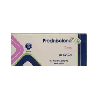 بريدنيزولون 5 مجم 20 اقراص . Prednisolone 5mg 20TAB