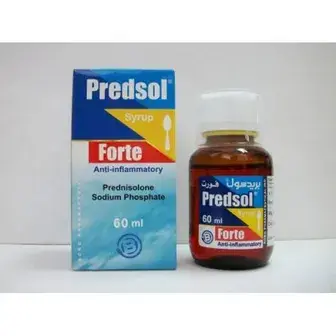 بريدسول فورت 60مل شراب . PREDSOL FORTE  60ML SYRUP