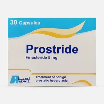 بروستريد 5مج 30 كبسوله . PROSTRIDE 5mg 30CAP