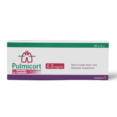 بلموكورت 0.5 مجم 20 امبول . Pulmicort 0.5mg/ml 20 nebulizer vial susp