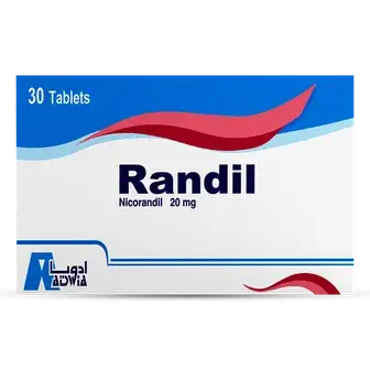 رانديل 20مجم 30قرص . Randil 20mg 30tab