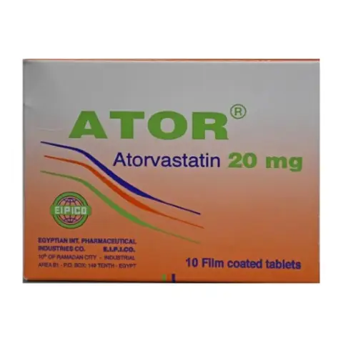 اتور 20 مجم10 اقراص . Ator 20mg 10/TAB