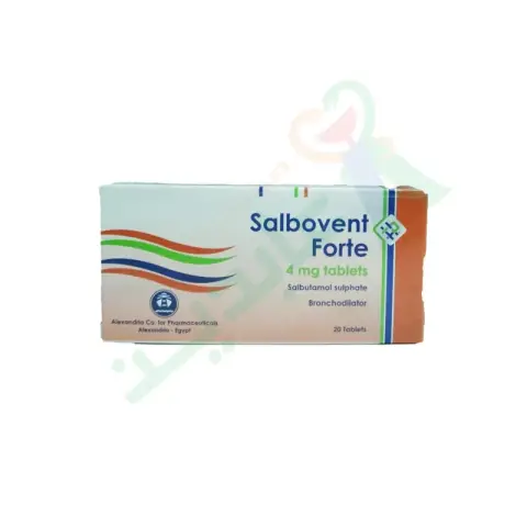 سالبوفنت فورت 4 مجم 20 اقراص . SALBOVENT  FORTE  4 MG  20 TAB