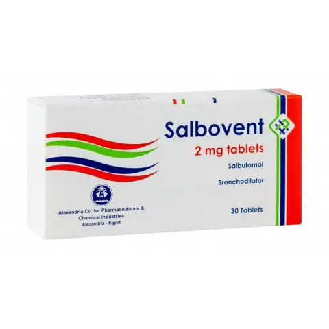 سالبوفنت 2 مجم 30 قرص . SALBOVENT 2mg 30TAB