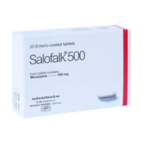 سالوفالك 500مجم 20قرص . Salofalk 500mg 20tab