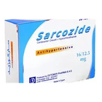 ساركوزيد 16/12.5مجم 20قرص . Sarcozide 16/12.5mg 20tab