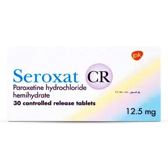 سيروكسات سي ار 12.5مجم 30 قرص . SEROXAT CR 12.5mg 30TAB