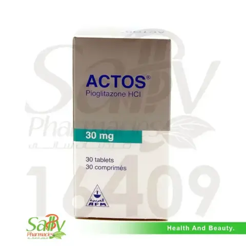 اكتوس 30 مجم 30 قرص . Actos 30 MG 30tab
