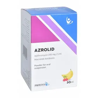 ازروليد 200 مجم  /5 مل  30 مل  . AZROLID 200mg/ 5 ml for oral 30ml susp 