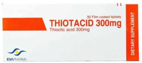 ثيوتاسيد300 مجم  اورجينال  30قرص . thiotacid 300 mg original 30 tab