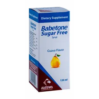 بيبتون 120مل شراب خالي من السكر . BABE-TON SUGAR FREE 120ML SYRUP