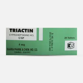 ترايكتين 20 قرص . TRIACTIN 4mg  20/TAB