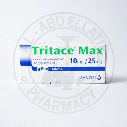 تريتاس ماكس 10/25مجم 10قرص . TRITACE MAX 10/25mg 10/tab
