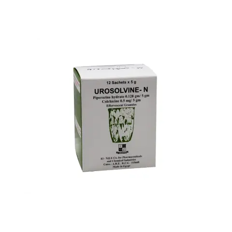 يوروسولفين اكياس 12 كيس . UROSOLVINE  5g  12/SACHET