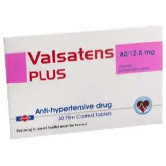 فالساتينس بلس 160/12.5مجم 30 قرص . Valsatens plus 160/12.5 mg 30 tab