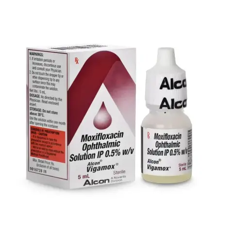 فيجاموكس 5 مل نقط للعين . VIGAMOX 5ML OPHTHALMIC SOLUTION EYEDROP