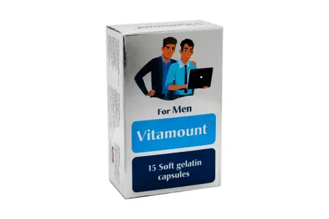 فيتاماونت للرجال 15كبسولات . VITAMOUNT FOR MEN 15AP