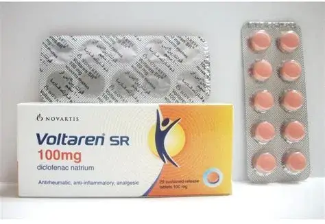 فولتارين 100 مجم اس ار 20 اقراص . VOLTAREN 100 mg SR 20 tab