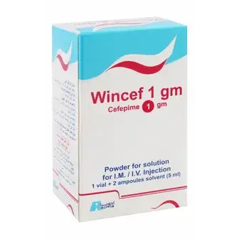 وينسيف 1جرام حقن . wincef 1g vial