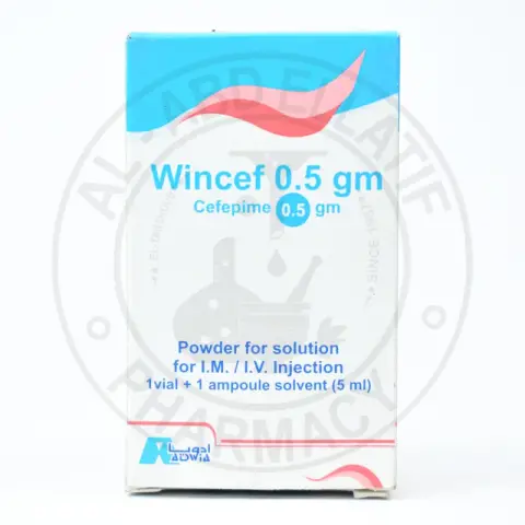 وينسيف 500مجم حقن . wincef 500mg vial