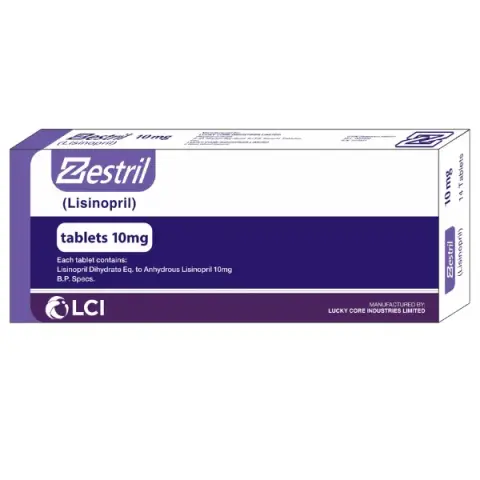 زيستريل 10 مجم 10اقراص . ZESTRIL 10mg 10 TAB