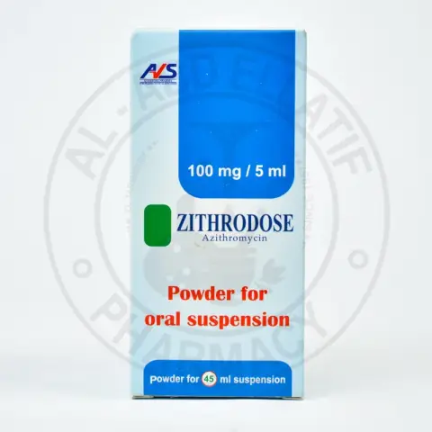 زيثرودوز 100مجم معلق 45مل  . ZITHRODOSE 100mg SUSP 45ML 