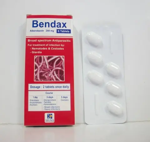 بنداكس 200 مجم 6 اقراص . BENDAX 200mg  6/TAB