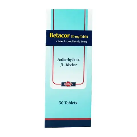 بيتاكور 80 مجم 30 قرص . BETACOR 80mg 30/TAB