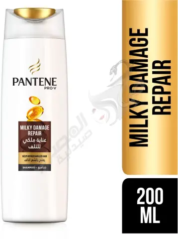 بانتين شامبو عناية ملكى للتلف 200 مللي . pantene milky damage repair shampoo 200ml 