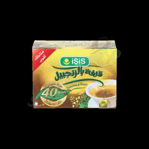 ايزيس زنجبيل بالقرفة علبة 12 كيس
