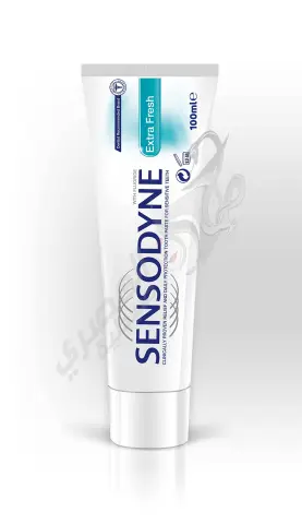 معجون اسنان سنسوداين انتعاش زائد 100 مل . SENSODYNE EXTRA FRESH 100ML TOOTHPASTE