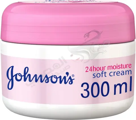 جونسون كريم سوفت 300 مل . Johnson soft cream 300 ml