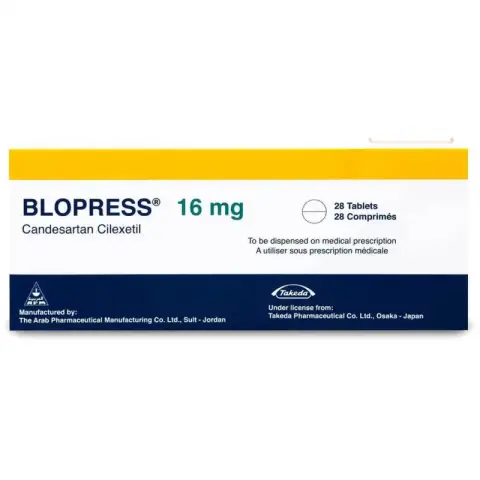 بلوبريس 16مجم 28قرص . blopress 16mg 28/tab