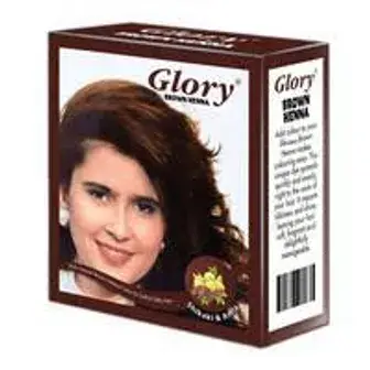 جلورى حنة بنى  . glory brown henna 