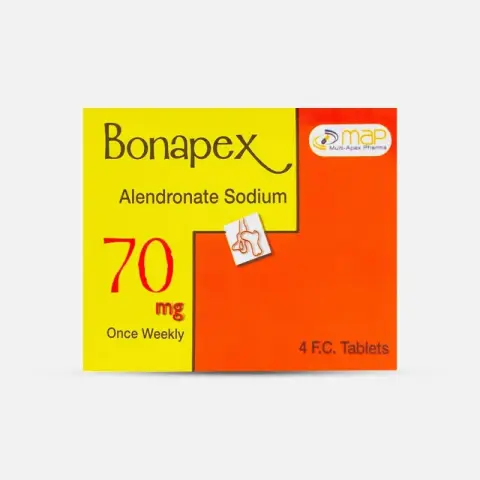 بونابكس 70 مجم 4اقراص . Bonapex 70mg 4 f.c.tabs