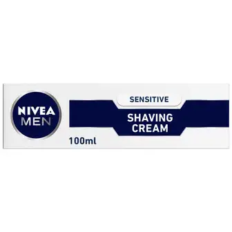 نيفيا معجون حلاقة الاصلي ازرق 100مل . nivea mild shaving cream 100 ml
