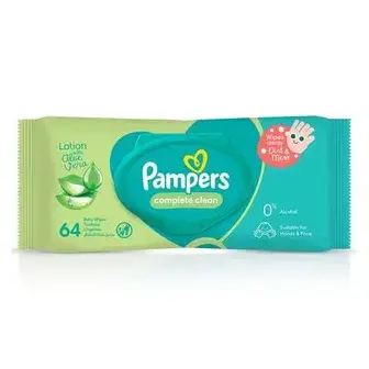 بامبرز مناديل مبللة 64 منديل . Pampers wipes 64 wipe