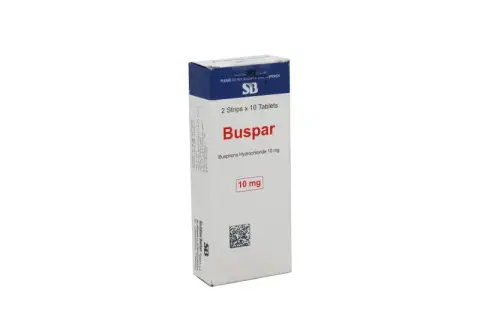 بوسبار 10 مجم 20 قرص . Buspar 10mg 20 tab