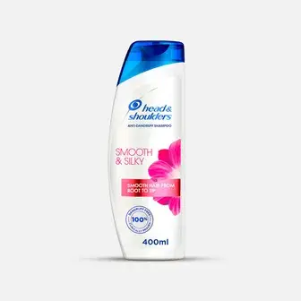 هيد اند شولدرز شامبو انسيابي وحريرى 400 مل . head and shoulders anti dandruff shampoo 400ml 