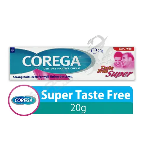 كوريغا كريم مثبت اسنان 20 جم . COREGA Denture Fixative Cream
