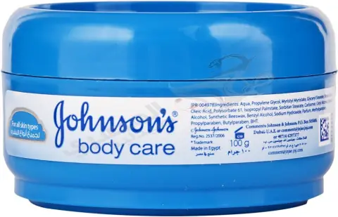 جونسون كريم مرطب 100 جم . JOHONSON MOISTORIZING CREAM 100MG