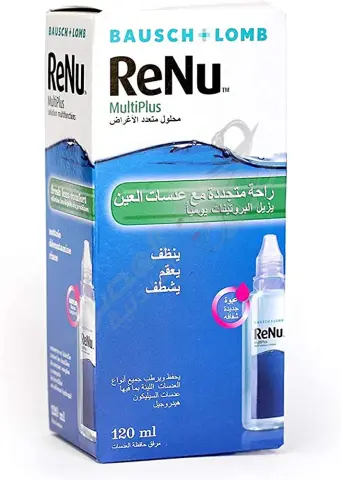 رينيو محلول عدسات 120 مل . Renu solution 120 ml