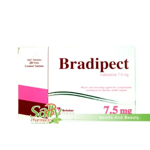 براديبيكت 7.5مجم 28 قرص . BRADIPECT  7.5MG 28 TAB