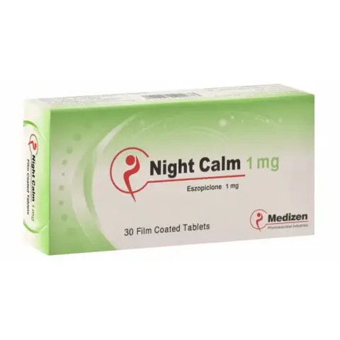 نايت كالم 1مجم 30قرص . night calm 1mg30 tab
